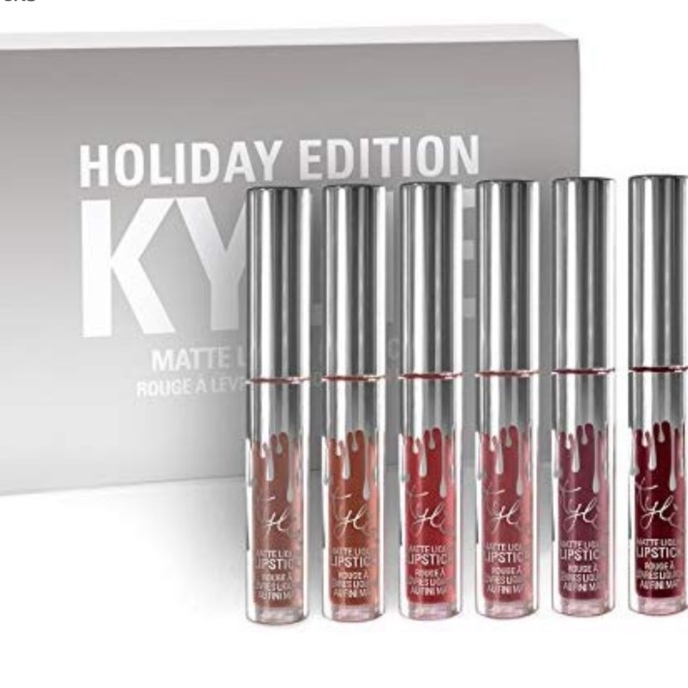 Kylie cosmetics holiday liquid lipstick set